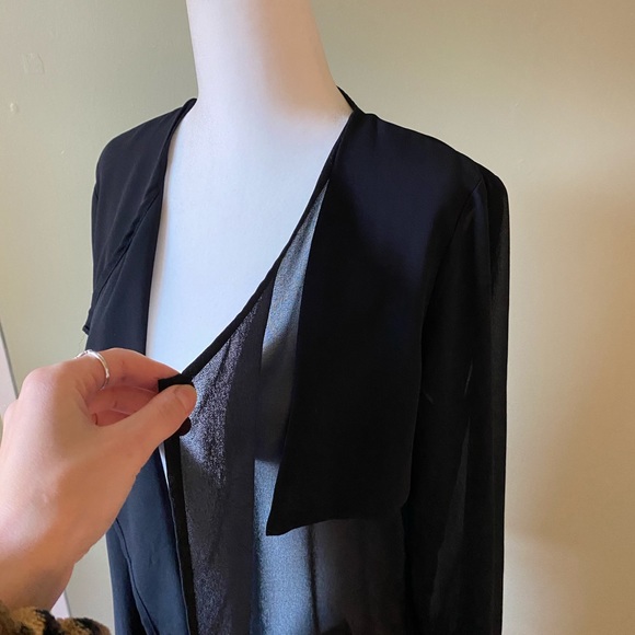 Chiffon sheer jacket - Picture 3 of 6